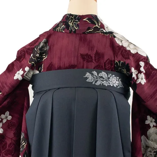 卒業袴レンタル二尺袖 JILLSTUART バーガンディくちなし 2072