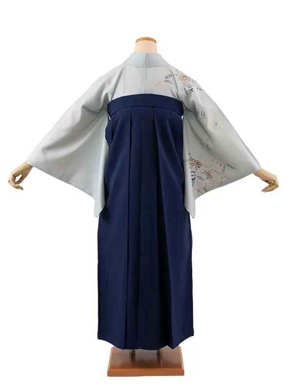 卒業袴レンタル二尺袖 秘色 吉祥文様 2146