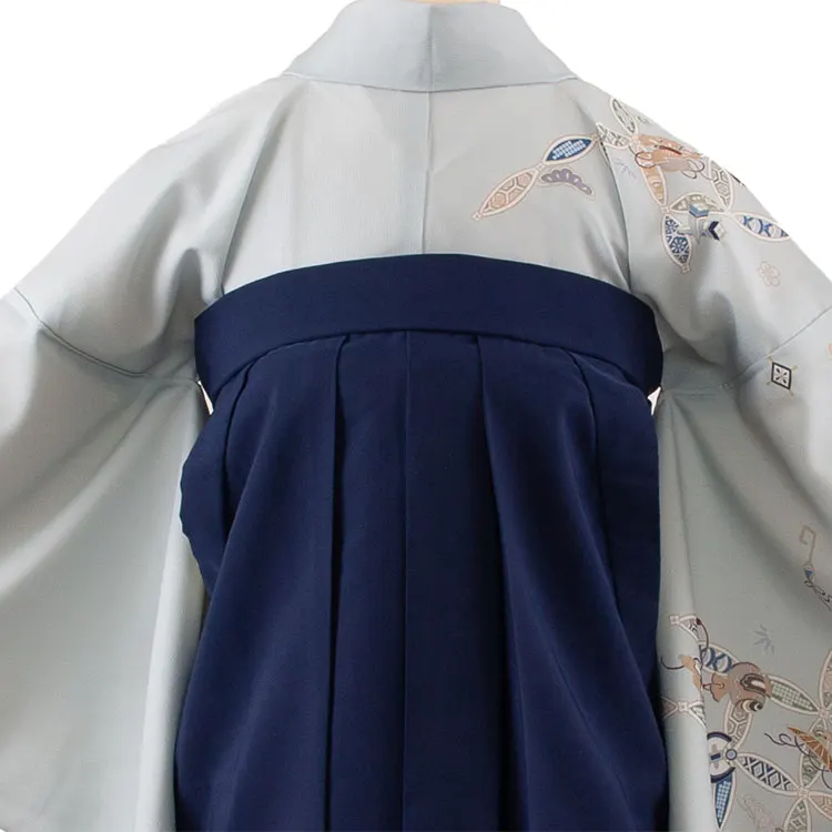 卒業袴レンタル二尺袖 秘色 吉祥文様 2146