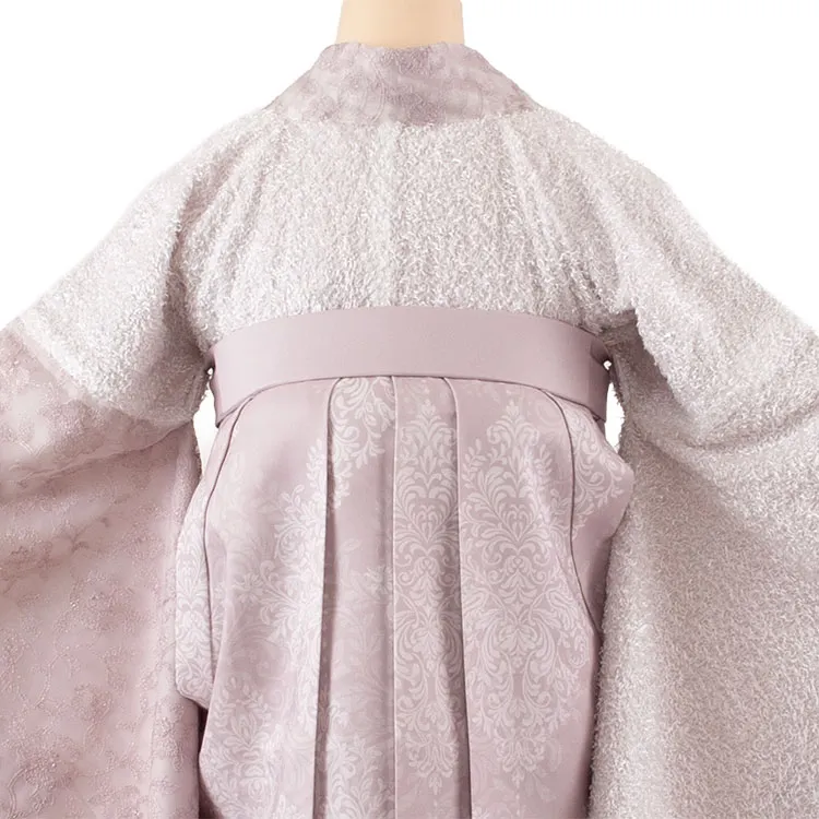 卒業袴レンタル二尺袖 ラフィネココ レース 花 2184