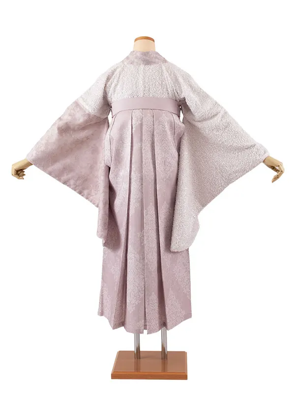 卒業袴レンタル二尺袖 ラフィネココ レース 花 2185