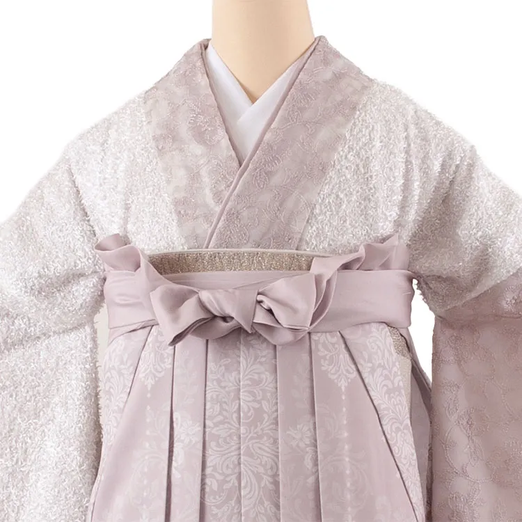 卒業袴レンタル二尺袖 ラフィネココ レース 花 2185