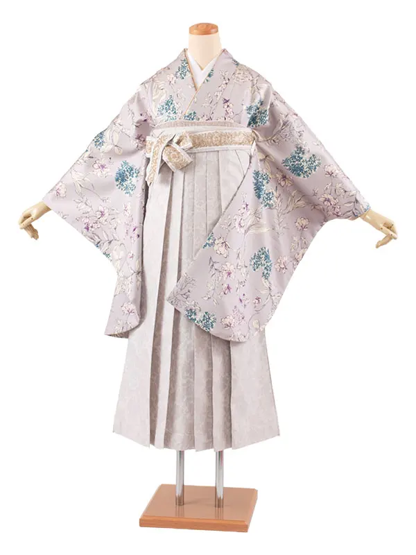 卒業袴レンタル二尺袖 ラフィネココ モカベージュ 2186