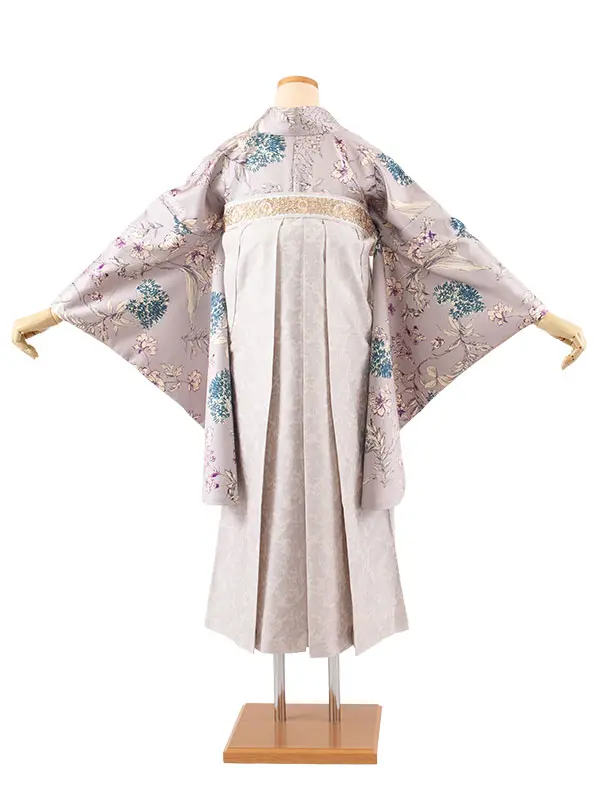 卒業袴レンタル二尺袖 ラフィネココ モカベージュ 2186