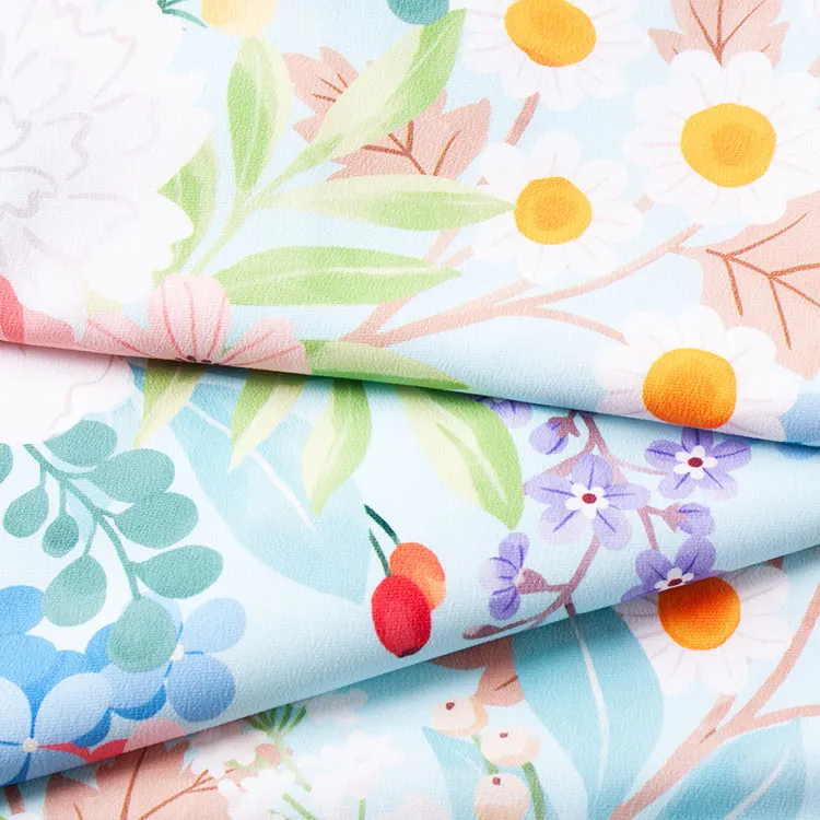 お宮参り女の子 産着レンタル 水色 季節の花々 1583