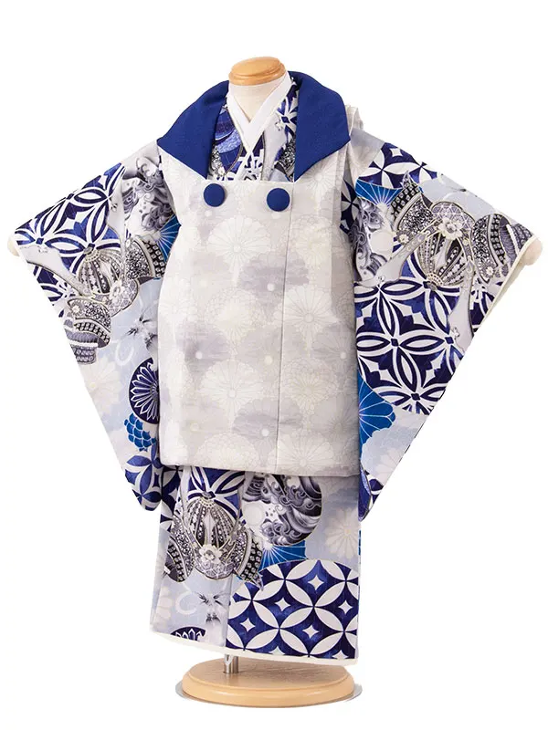 七五三レンタル （3歳男児被布）3A65 JAPANSTYLE 兜 矢羽根