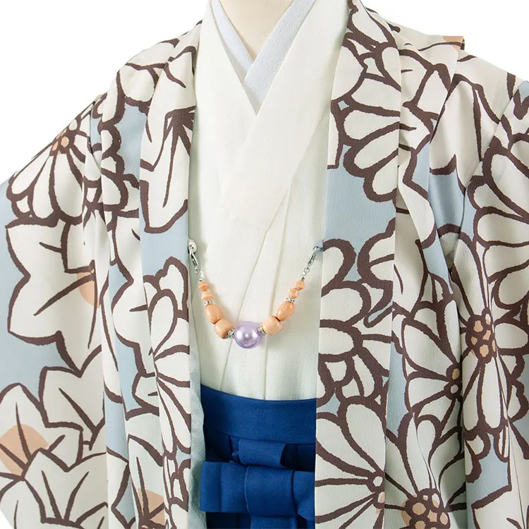 かんたん七五三 （5歳男袴）5871 くすみブルー 花楓
