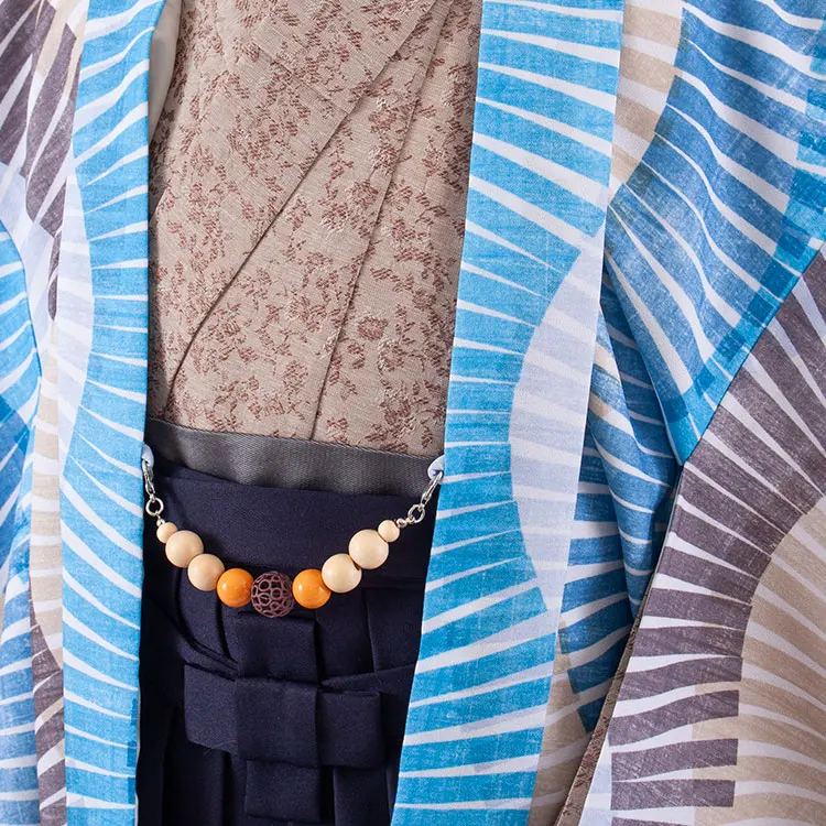 かんたん七五三 （7歳男袴）7134 波模様