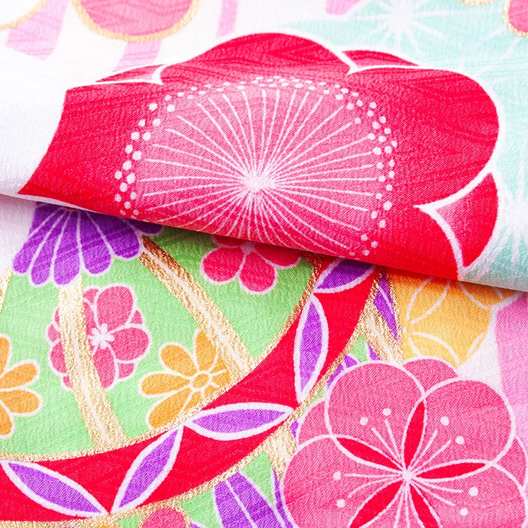 七五三レンタル （2歳女児被布）2209 アイボリー 梅 鞠