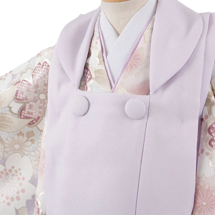 七五三レンタル （2歳女児被布）2249 ライラック×薄水色 桜