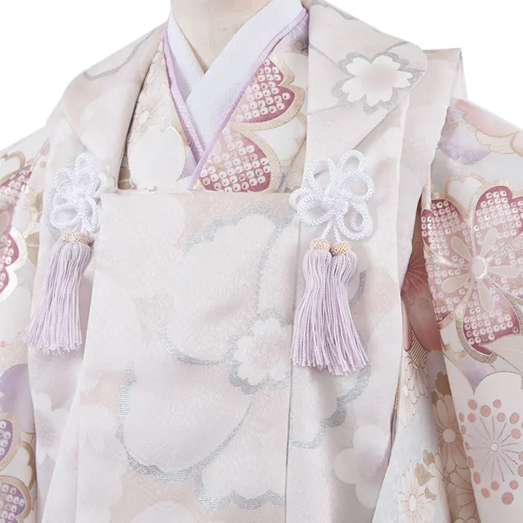 七五三レンタル （3歳女児被布）3577 水色 桜