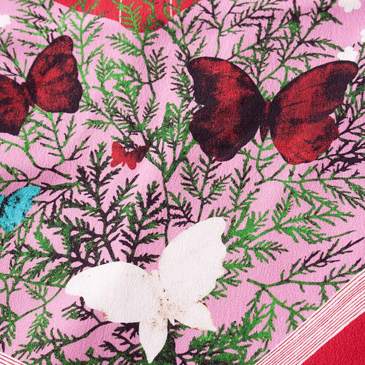 七五三レンタル （3歳女児被布）3602 germer ピンク×ピンク 絵本 蝶