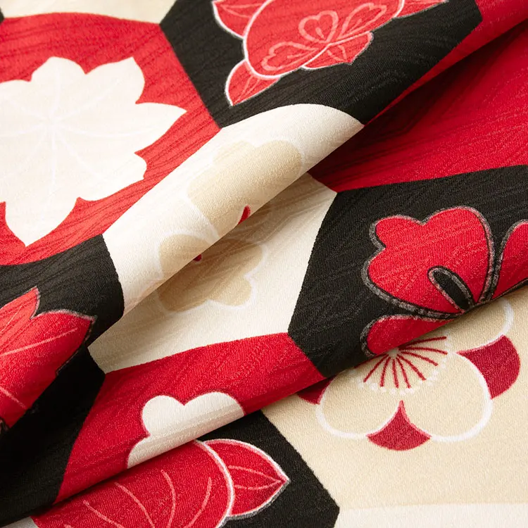 七五三レンタル （3歳女児被布）3605 ﾓﾀﾞﾝｱﾝﾃﾅ ワイン 千鳥 亀甲