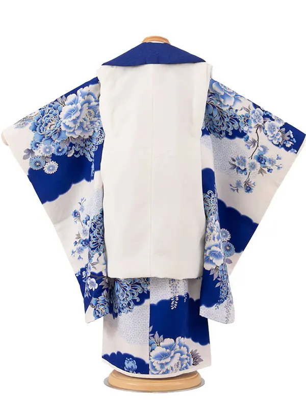 七五三レンタル （3歳女児被布）3622 JAPAN STYLE オフホワイト