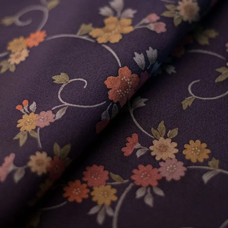 【正絹】七五三レンタル（3歳女子被布）4056 丹後ちりめん 赤 つる刺繍