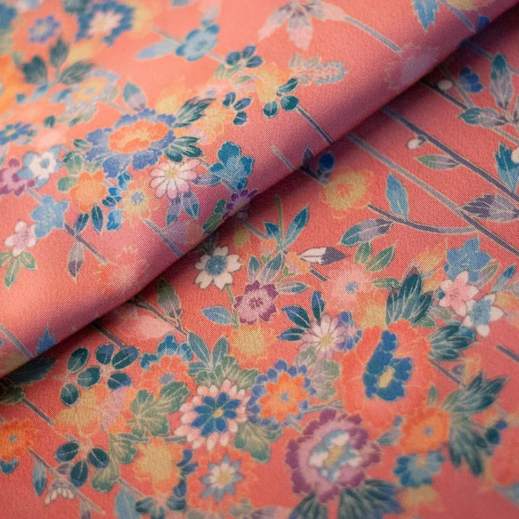 【正絹】七五三レンタル（3歳女子被布）4069 丹後ちりめん 鶴刺繍