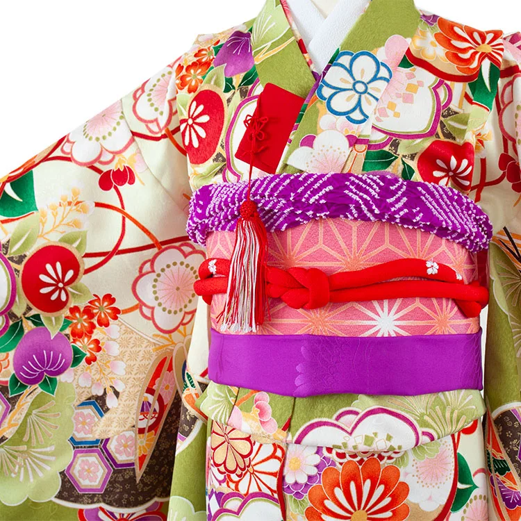 七五三レンタル（7歳女の子結び帯） 7240
