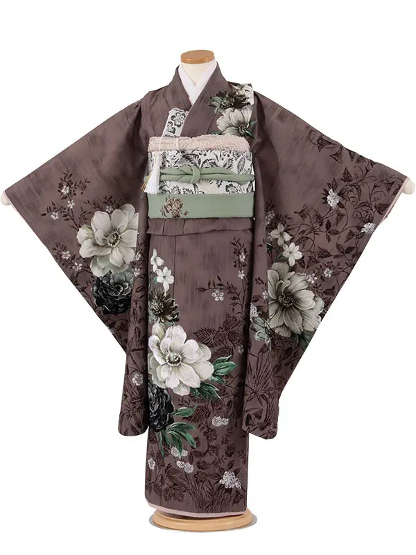 七五三レンタル（7歳女児結び帯） 7355 JILL STUART ブラウン