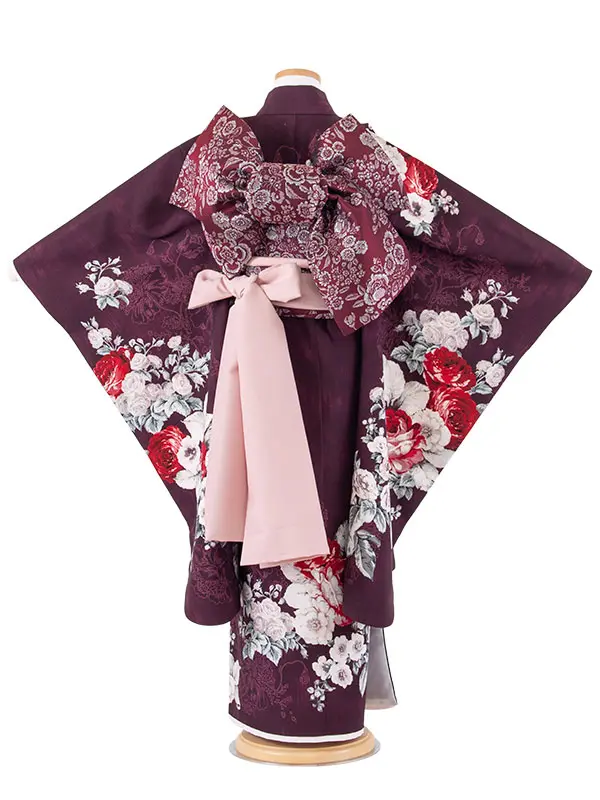 七五三レンタル（7歳女児結び帯） 7360 JILL STUART 薔薇