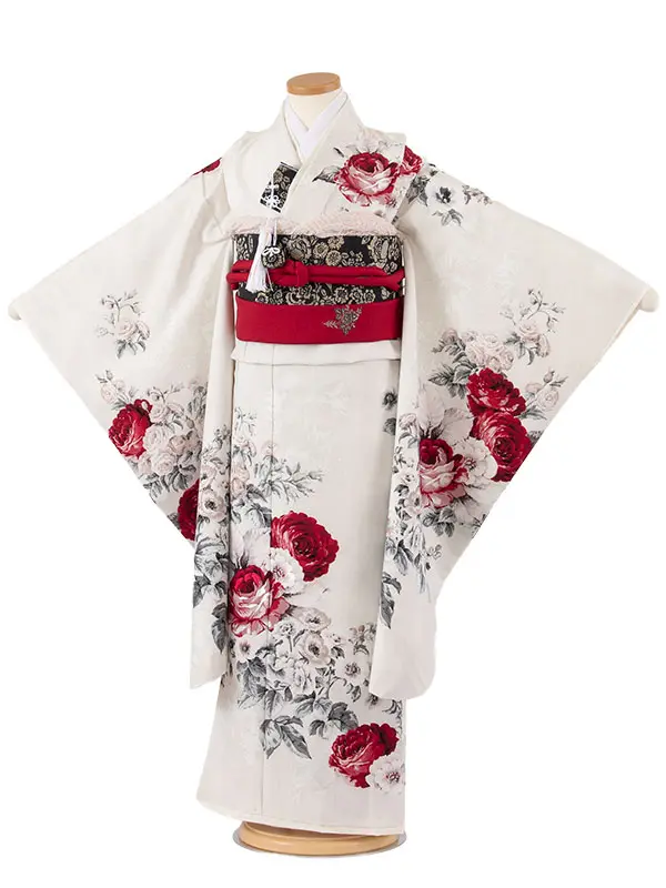 七五三レンタル（7歳女児結び帯） 7361 JILL STUART 薔薇