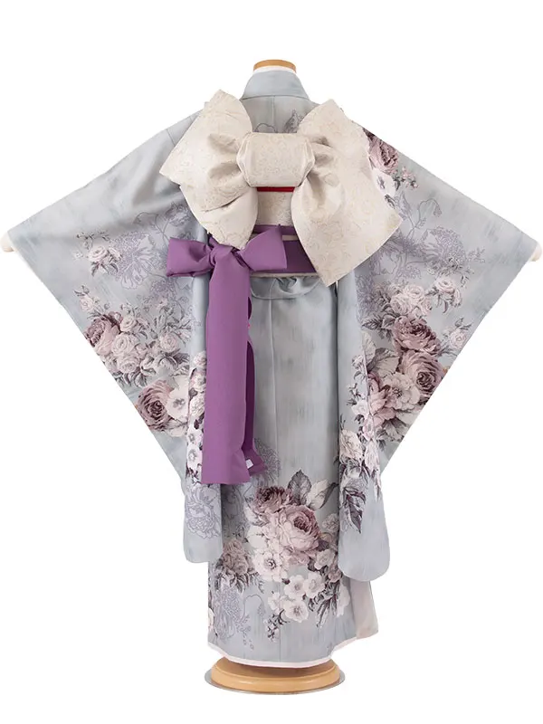 七五三レンタル（7歳女児結び帯） 7362 JILL STUART 薔薇