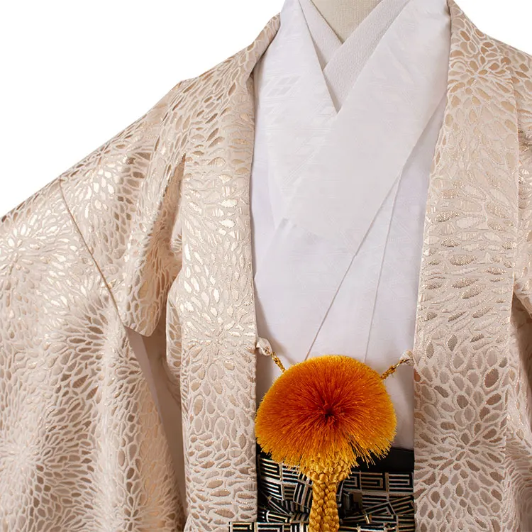 かんたん着付 小学校 卒業式 男の子 袴 ベージュ 1729