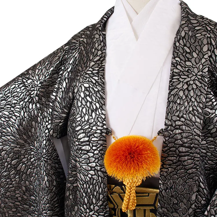 かんたん着付 小学校 卒業式 男の子 袴 黒地 亀甲文様袴 1731