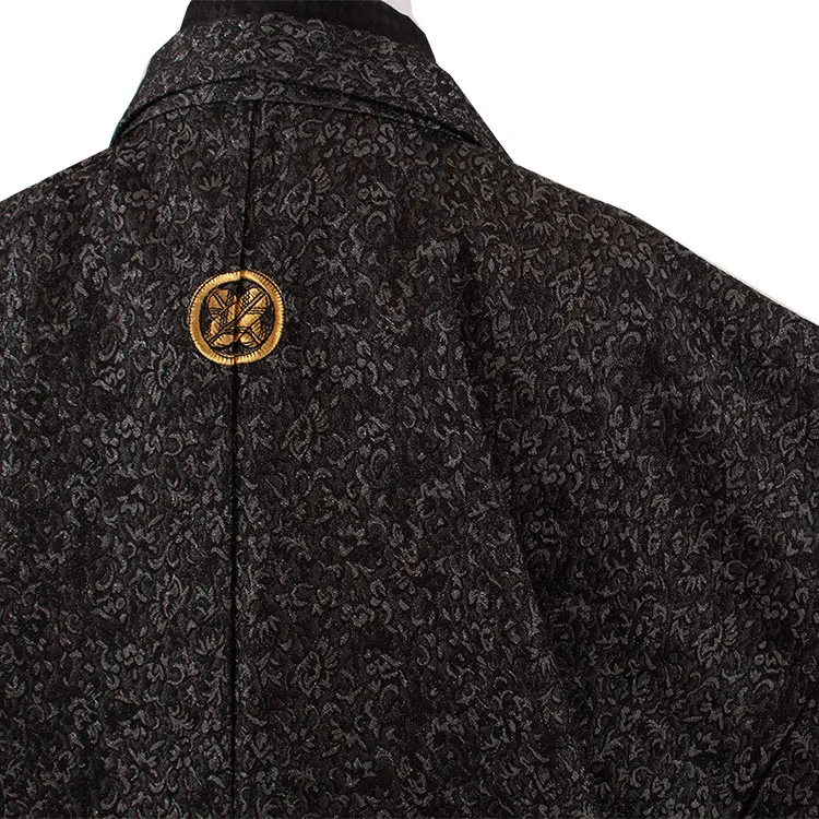 かんたん着付 小学校 卒業式 男の子 袴 黒地 1742