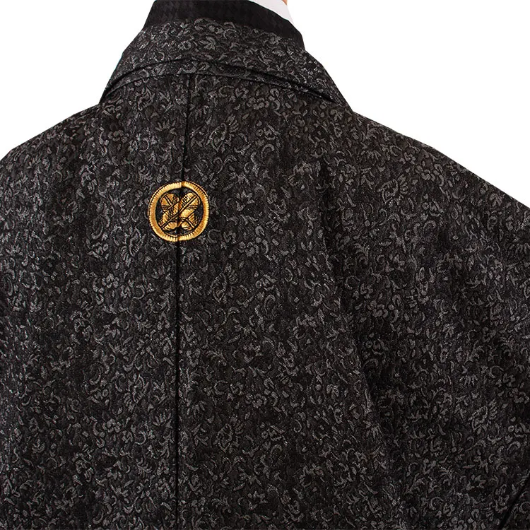 かんたん着付 小学校 卒業式 男の子 袴 黒地 1745