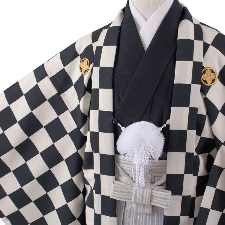 かんたん着付 小学校 卒業式 男の子 袴 市松模様 1757