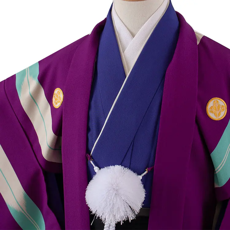 かんたん着付 小学校 卒業式 男の子 袴 紫地 矢絣 1795