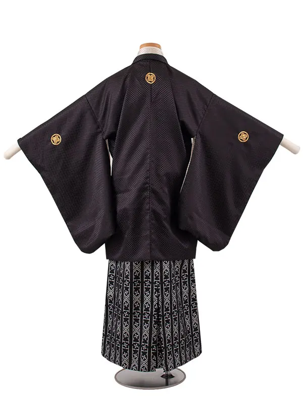 小学校 卒業式 男の子 袴 黒地 1822