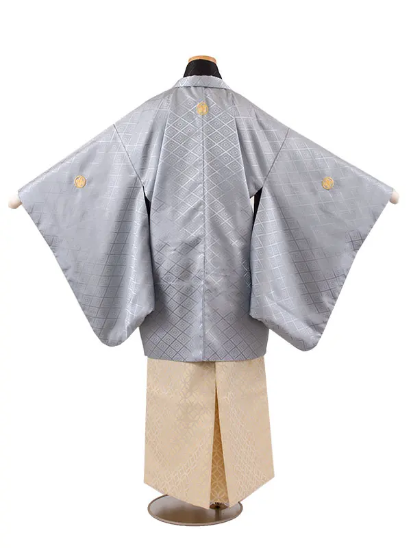 小学校 卒業式 男の子 袴 グレー 七宝柄袴 1828