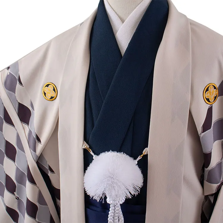 かんたん着付 小学校 卒業式 男の子 袴 グレー 1830