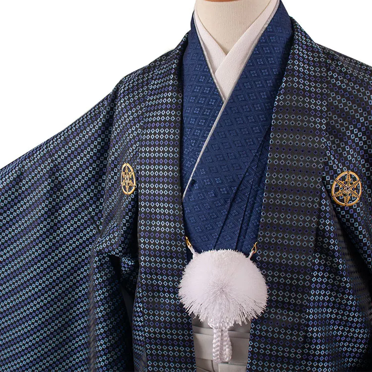 かんたん着付 小学校 卒業式 男の子 袴 黒地 1834