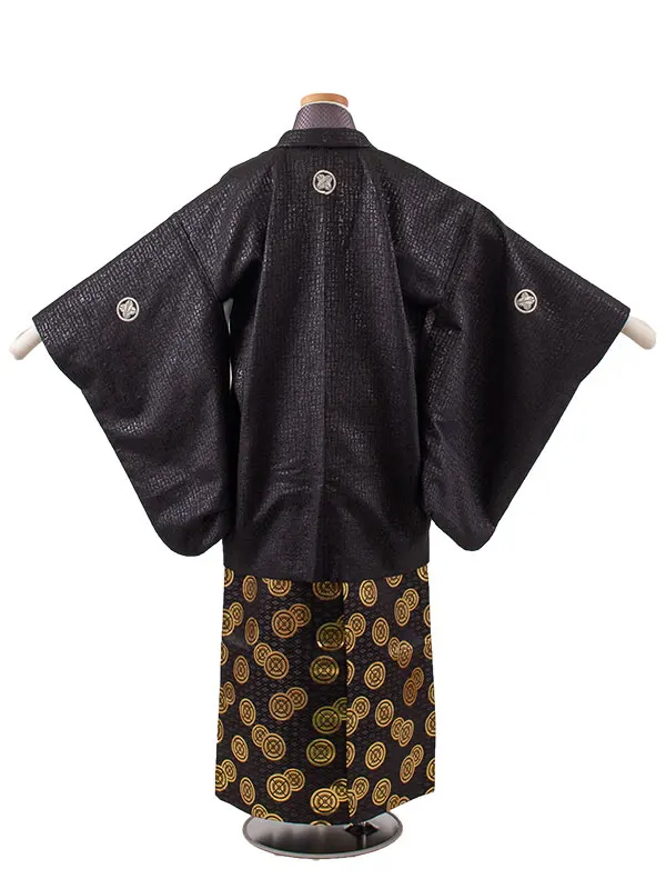 小学校 卒業式 男の子 袴 黒地 1844