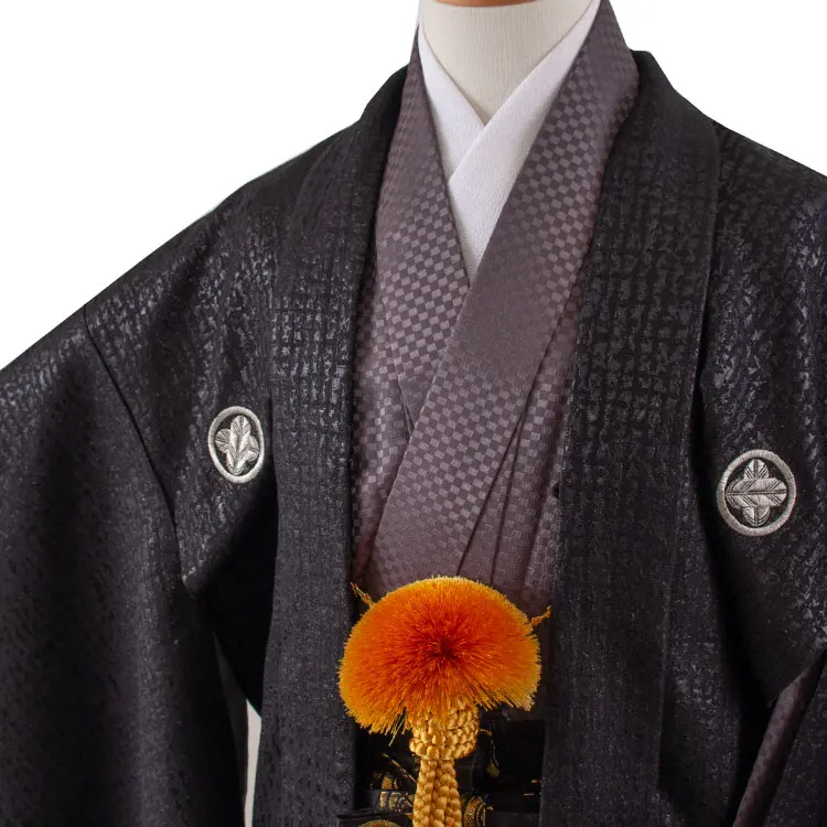 小学校 卒業式 男の子 袴 黒地 1844