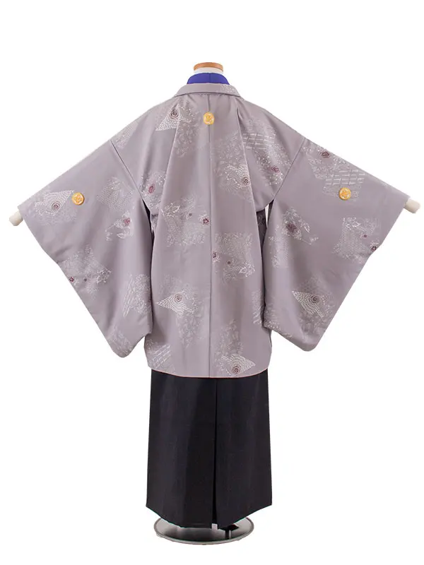 小学校 卒業式 男の子 袴 パープルグレー 1852