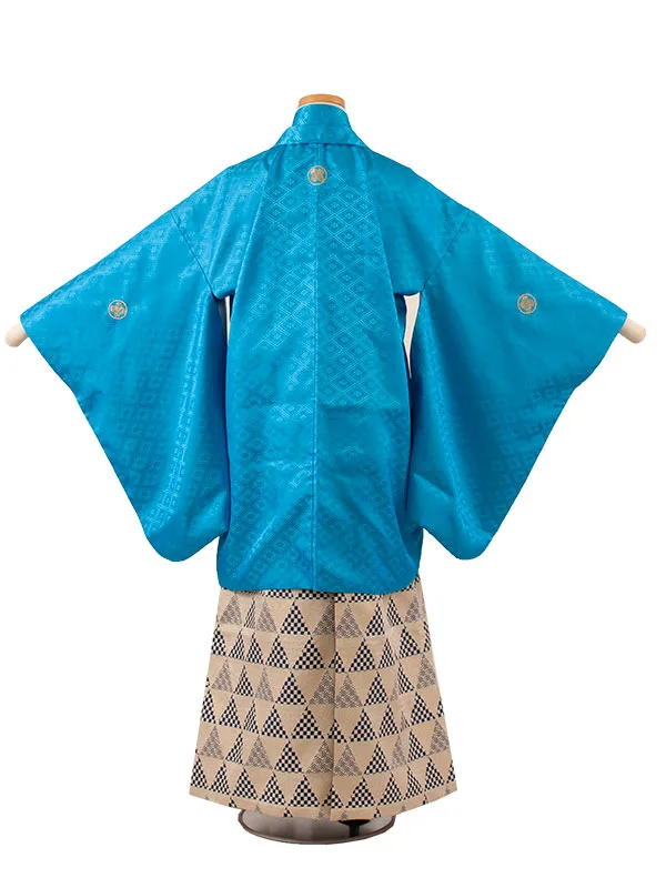 小学校 卒業式 男の子 袴 青地 1867