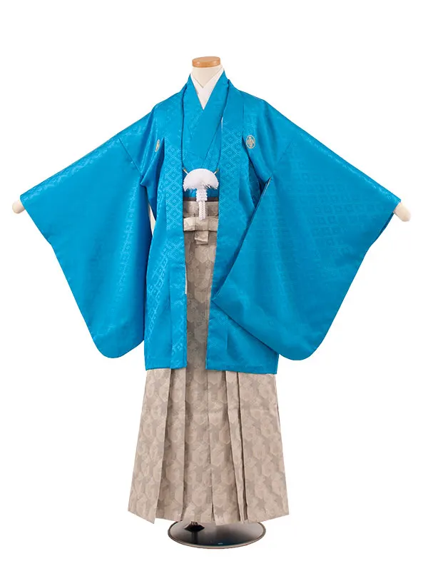 小学校 卒業式 男の子 袴 青地 1868