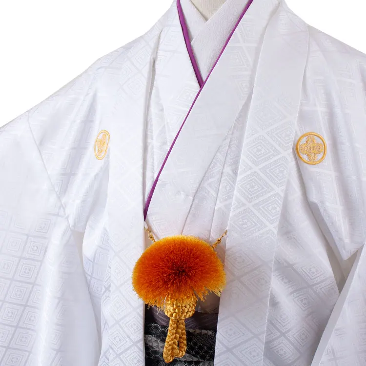 かんたん着付 小学校 卒業式 男の子 袴 白地 1870