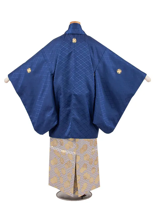 かんたん着付 小学校 卒業式 男の子 袴 紺地 1872