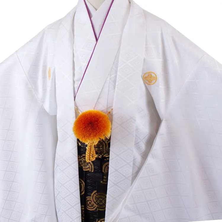 かんたん着付 小学校 卒業式 男の子 袴 白地 1873