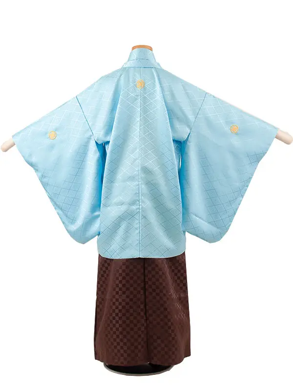 小学校 卒業式 男の子 袴 スカイブルー 1876