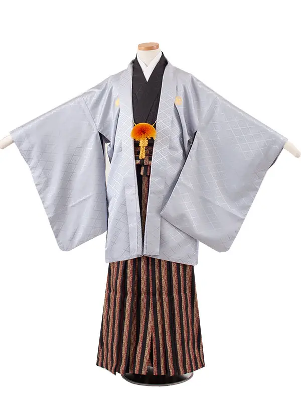 小学校 卒業式 男の子 袴 グレー 1882