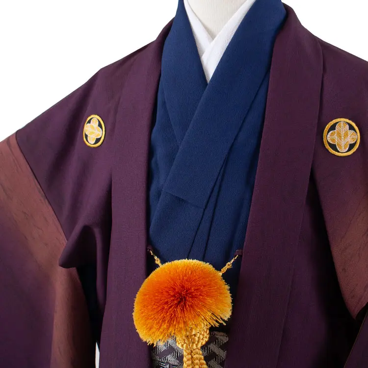 かんたん着付 小学校 卒業式 男の子 袴 深紫 1883