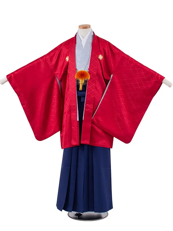 小学校 卒業式 男の子 袴 赤地 1885