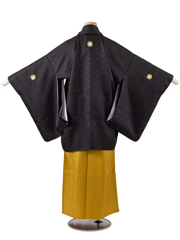 小学校 卒業式 男の子 袴 黒地 1886