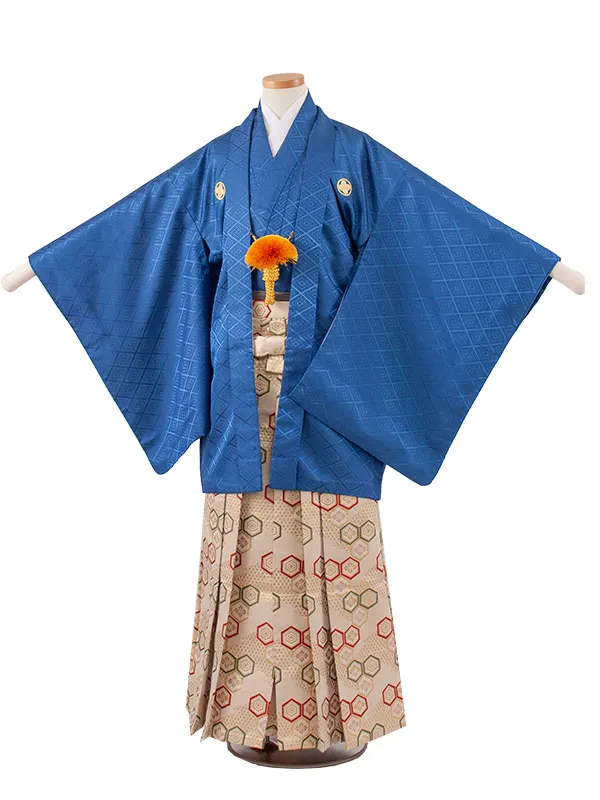 小学校 卒業式 男の子 袴 青地 1887