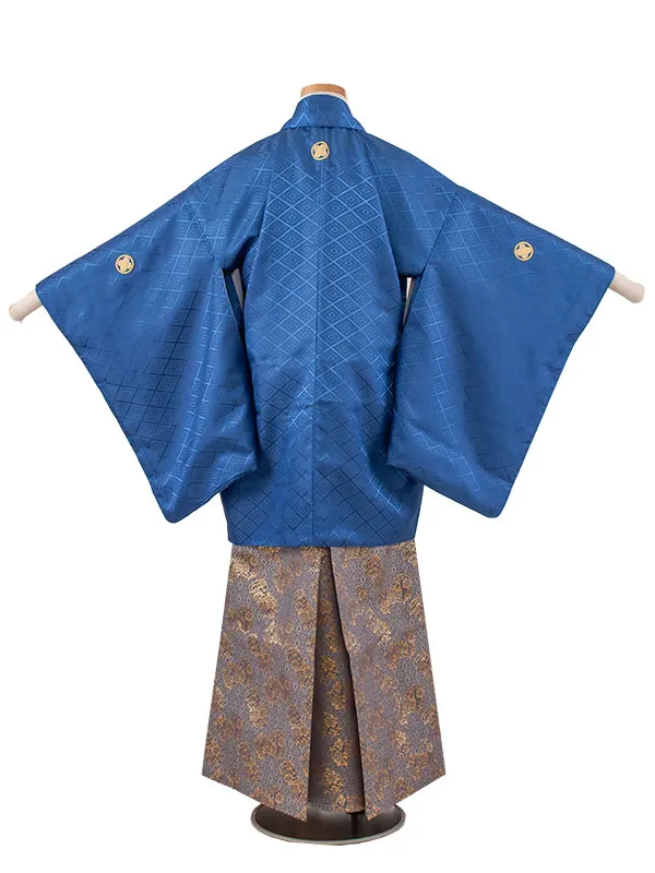 小学校 卒業式 男の子 袴 青地 1888